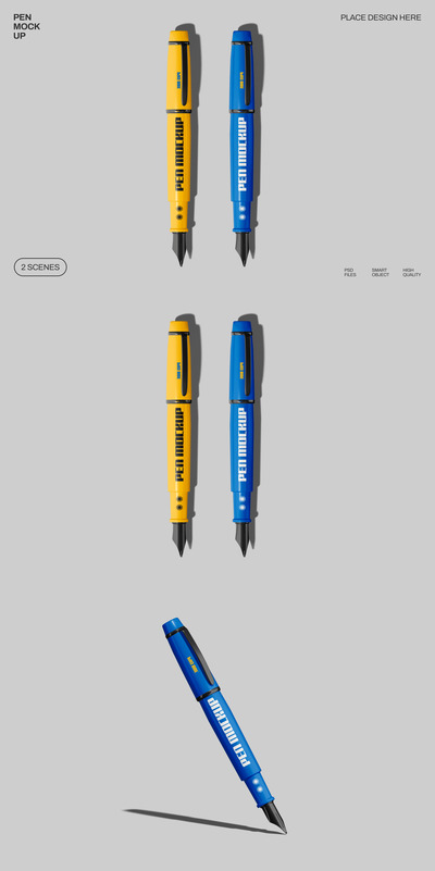 笔模型样机 (PSD,PDF)