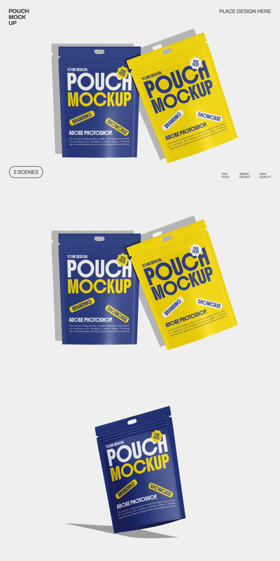 小袋模型样机 (PSD,PDF)