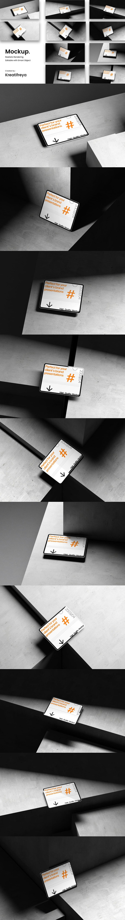 10 PSD平板电脑模型样机 (PSD)