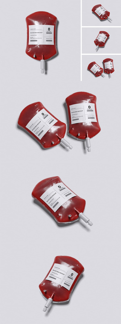 血袋模型样机 (PSD,PDF)