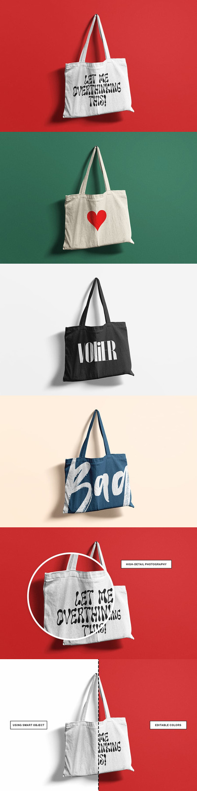 手提袋模型样机 (PSD)