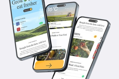 农业产品 - 着陆页响应式网页模板 (FIG)