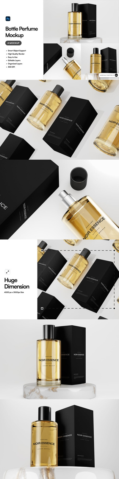 香水瓶模型样机 (PSD)