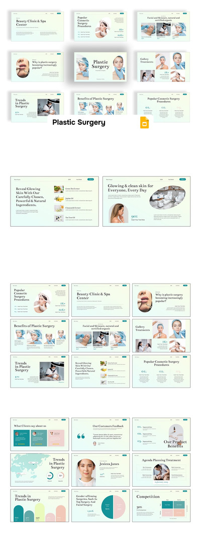 整形外科PPT模板 (PPTX)