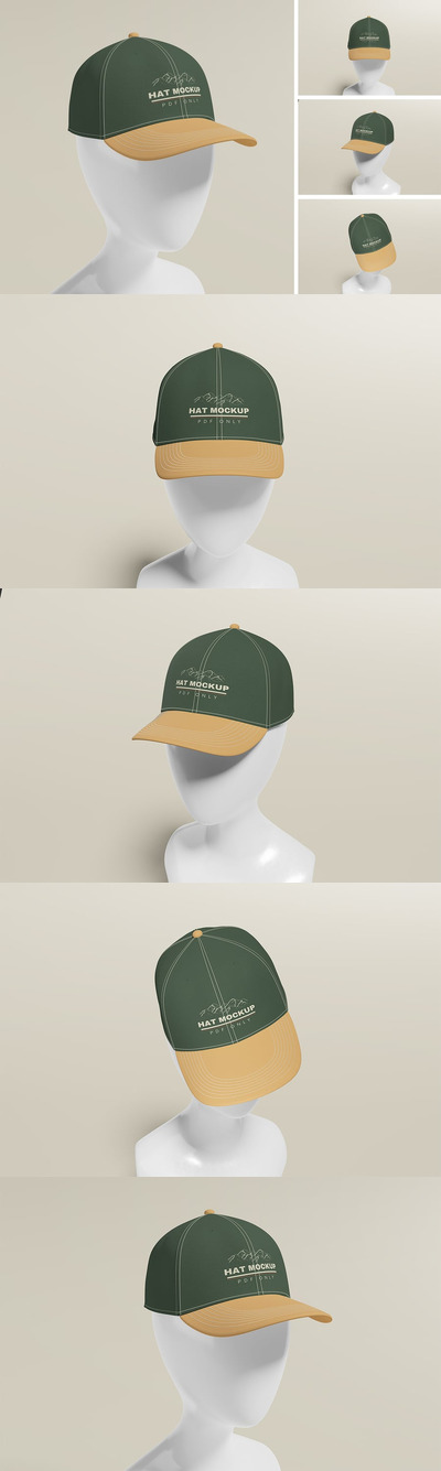 帽子模型样机 (PSD,PDF)