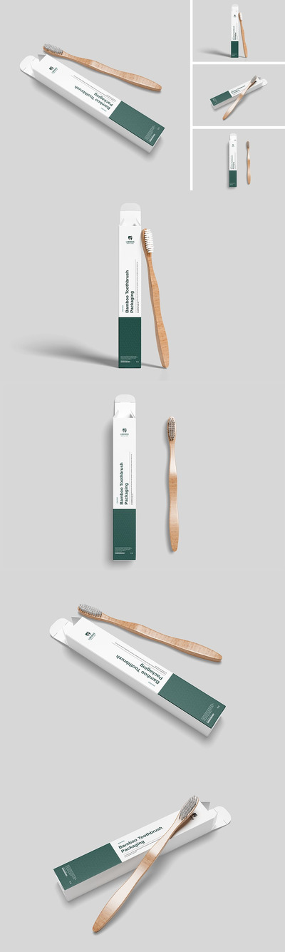 牙刷模型样机 (PSD,PDF)