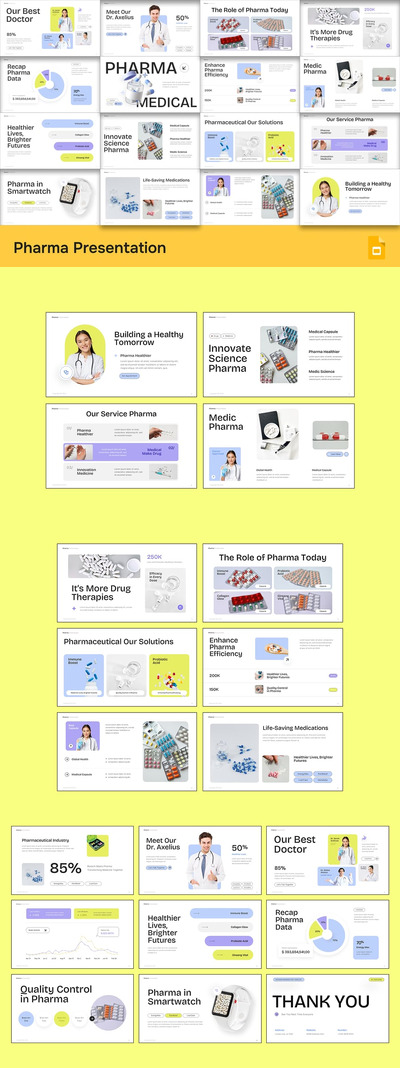 医药公司模板 (PPTX)