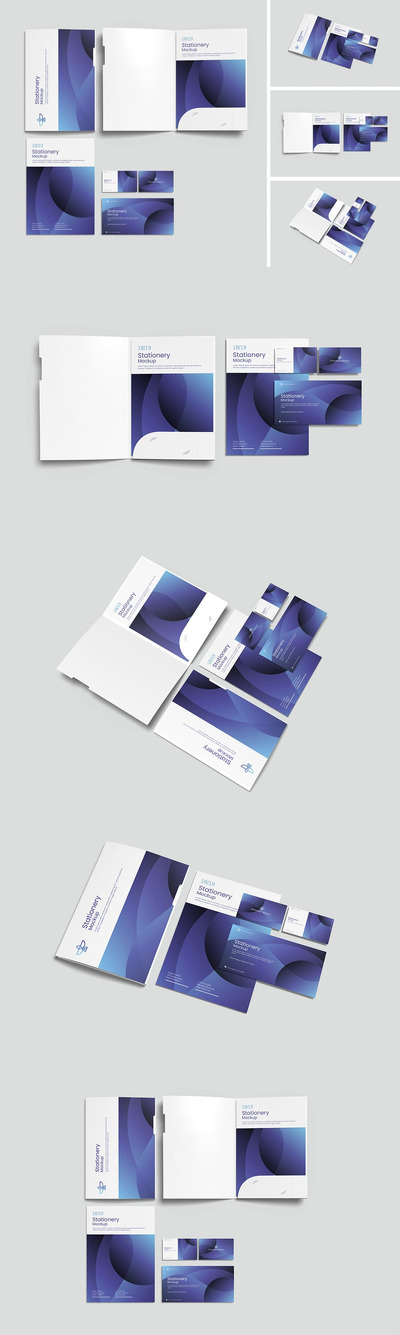 文具模型样机 (PSD,PDF)