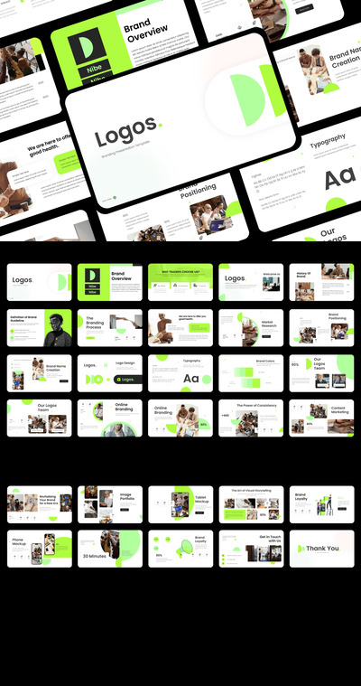 品牌指南PPT模板 (PPTX,PPT)