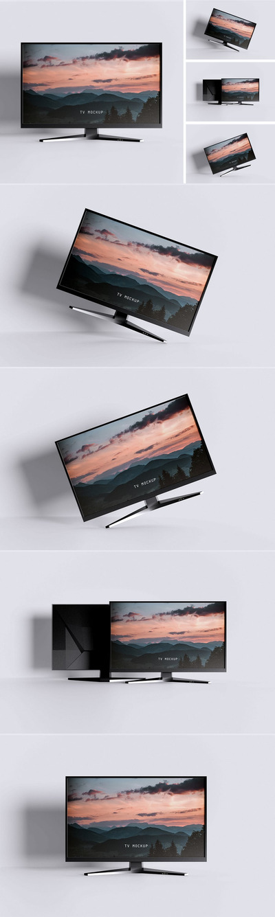 智能电视模型样机 (PSD,PDF)