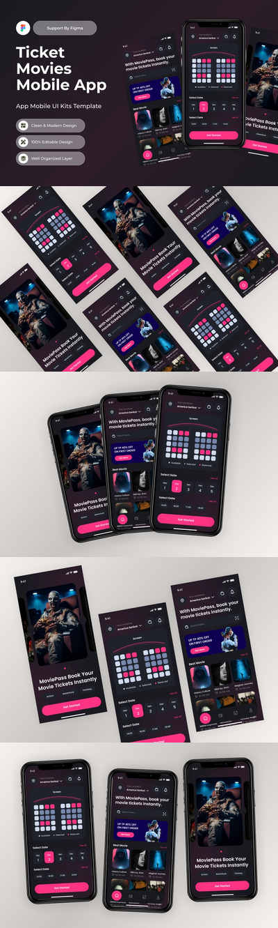 门票电影移动应用程序 (FIG)