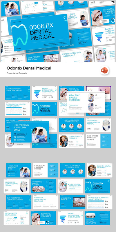 牙科医疗PPT模板