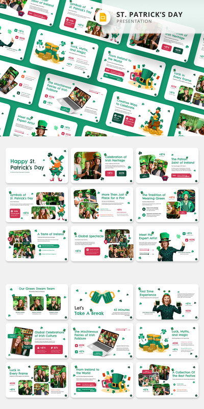 圣帕特里克的一天PPT模板
