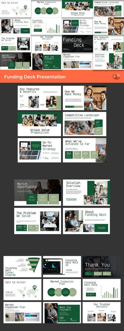 资金规划PPT模板 (PPTX)