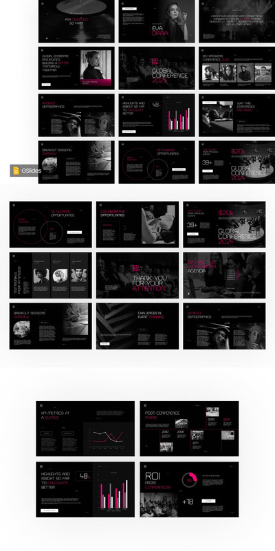 会议介绍PPT模板 (PPTX)