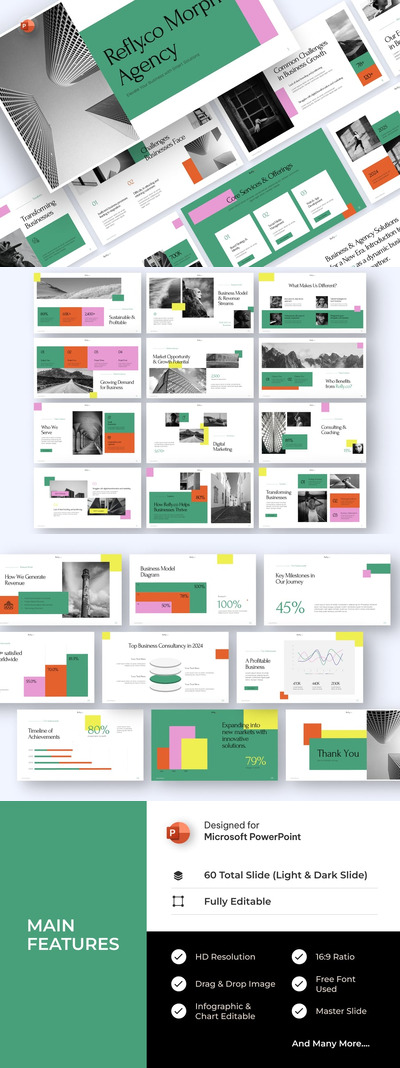 机构介绍PPT模板 (PPTX)