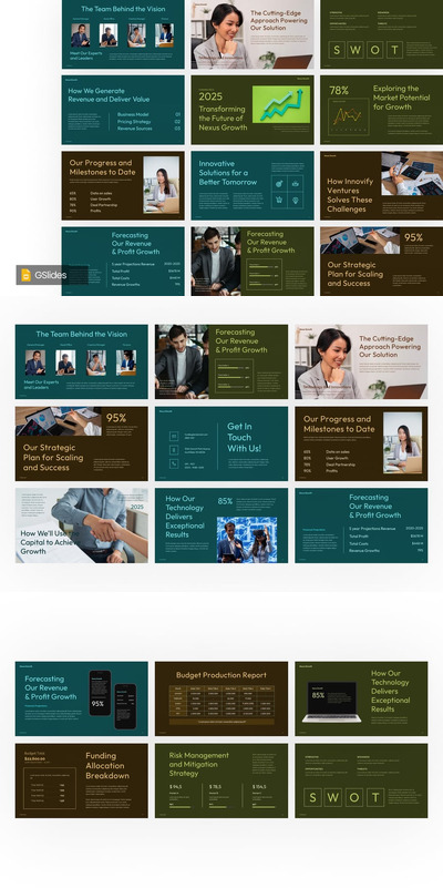 资金规划PPT模板 (PPTX)