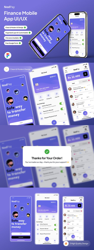 金融移动应用APP UI KIT (FIG)