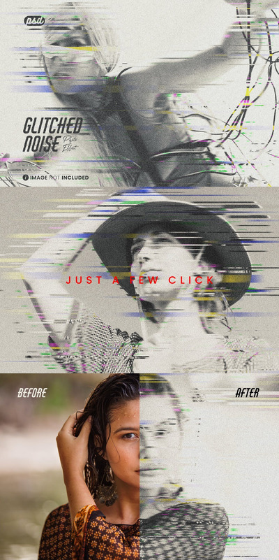 故障噪声照片效果 (PSD)