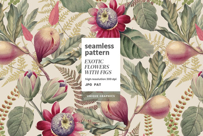 带有无花果图案的异国花 (JPG)