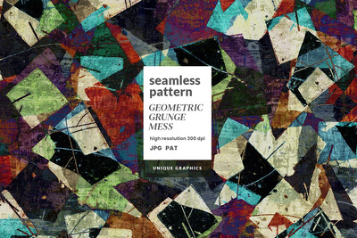 几何垃圾混乱图案 (JPG)