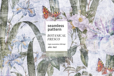 植物壁画模式 (JPG)