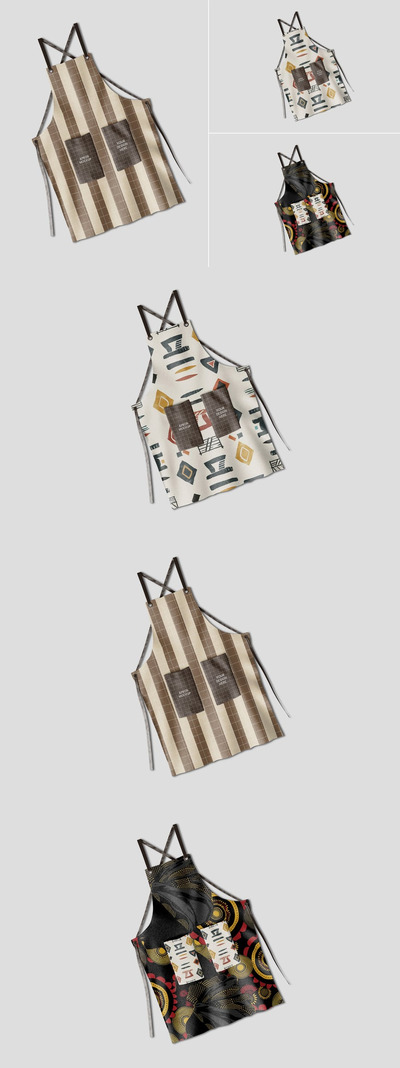 围裙模型样机 (PSD)