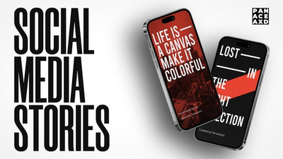 手机社交媒体故事AE模板 (AEP)