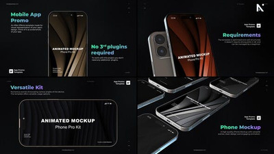 AE动态手机APP应用模型套件 (AEP)