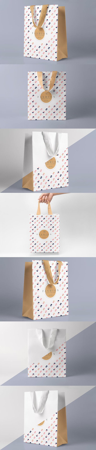 购物袋模型样机 (PSD)