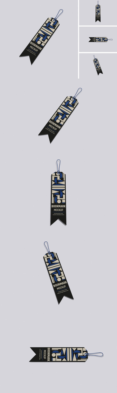 书签模型样机 (PSD,PDF)