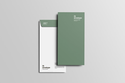 DL信封模型样机 (PSD,PDF)