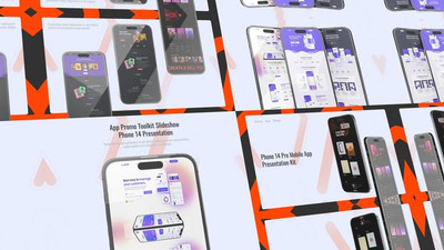APP 应用促销手机AE动画模板 (AEP)