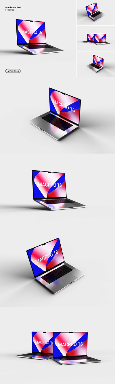 MacBook电脑样机 (PSD,JPG)