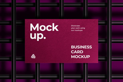 名片设计模型样机 (PSD,JPG)