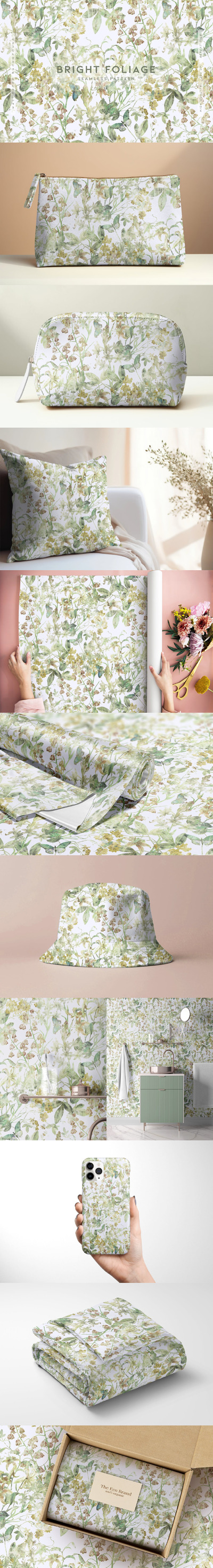 明亮的叶子图案 (JPG)