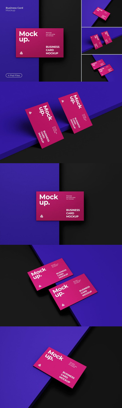 名片模型样机 (PSD,JPG)