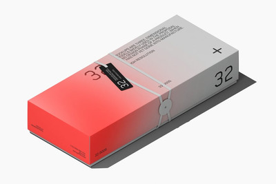 产品包装纸盒模型样机 (PSD)