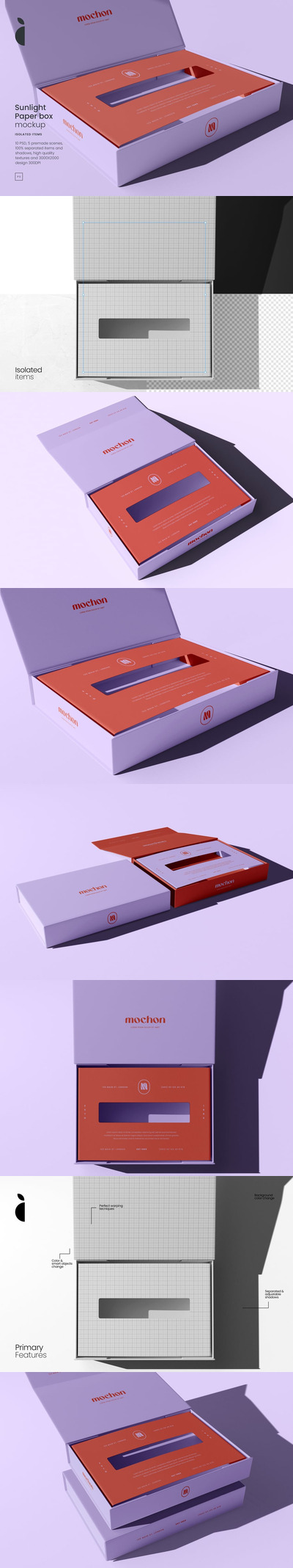 阳光磁性产品盒模型样机 (PSD)