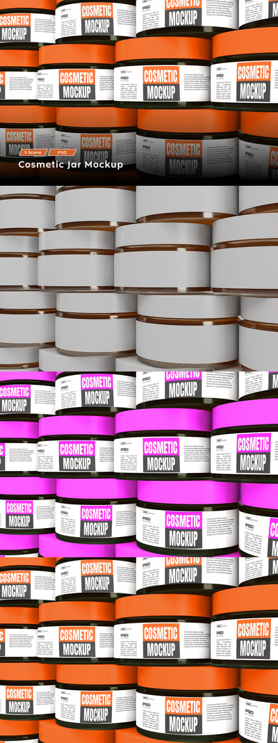 护肤产品模型样机 (PSD)