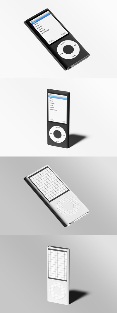 iPod播放器样机模型 (PSD)