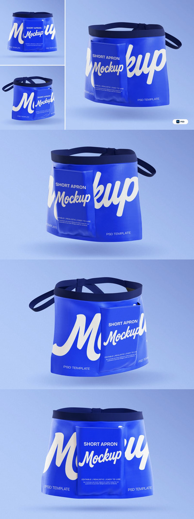 短围裙模型样机 (PSD)