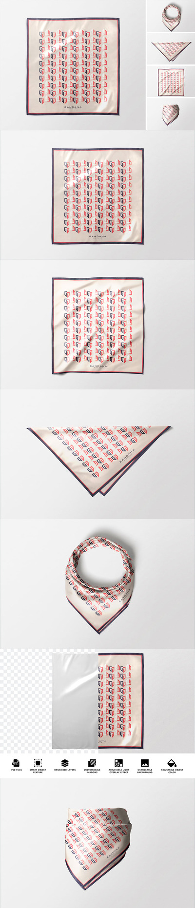 头巾模型样机 (PSD)