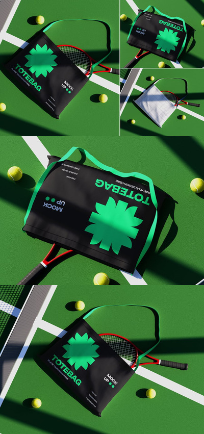 手提袋模型样机 (PSD)