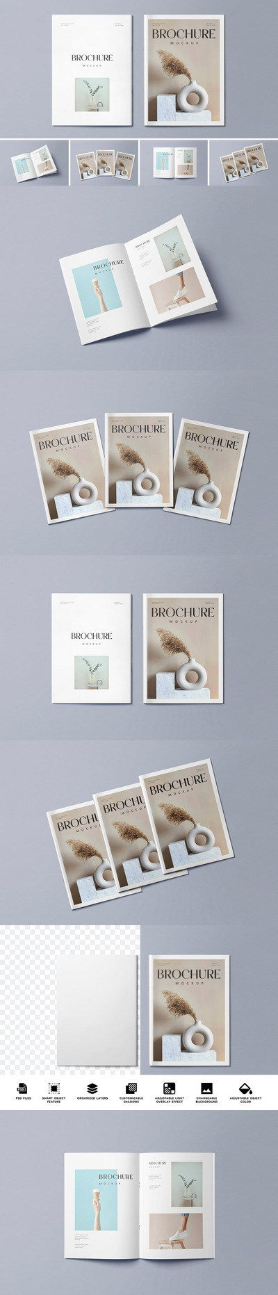 A4手册画册模型样机 (PSD)