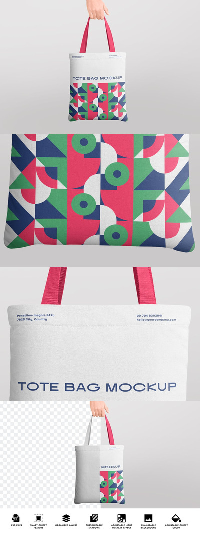 手提袋模型样机 (PSD)