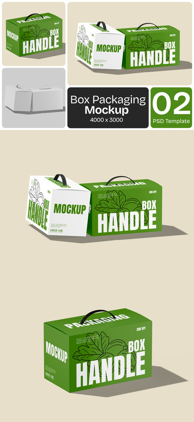 包装模型样机 (PSD)