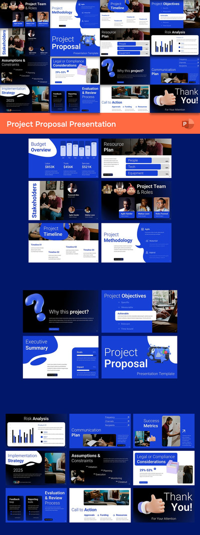 项目建议PPT模板 (PPTX)