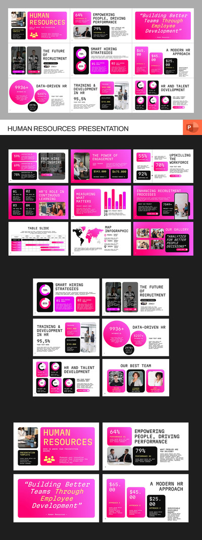 人力资源PPT模板 (PPTX)