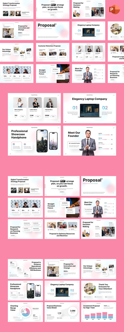 路演提案PPT模板 (PPTX)